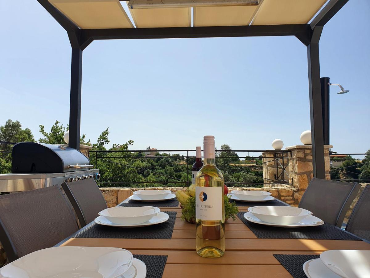Natural View Villa With Private Pool Skouloúfia 외부 사진