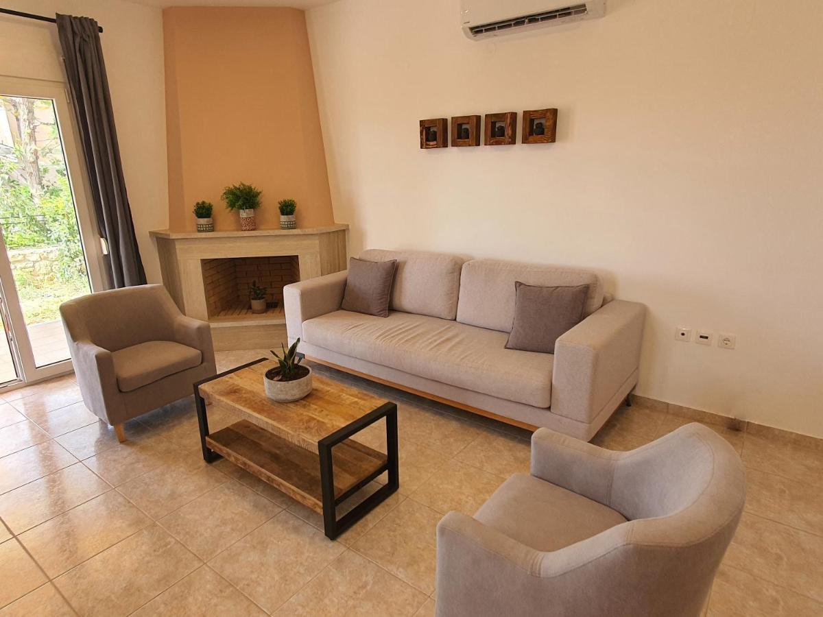 Natural View Villa With Private Pool Skouloúfia 외부 사진
