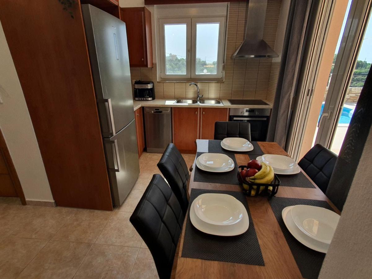 Natural View Villa With Private Pool Skouloúfia 외부 사진