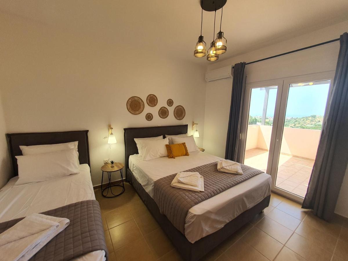 Natural View Villa With Private Pool Skouloúfia 외부 사진