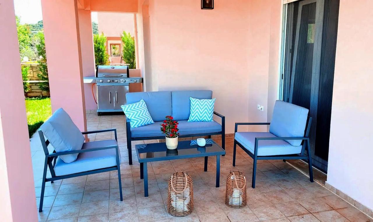 Natural View Villa With Private Pool Skouloúfia 외부 사진